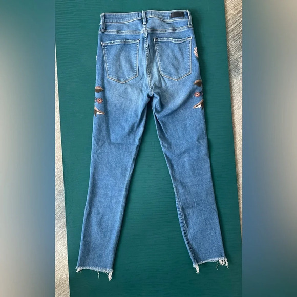 Abercrombie & Fitch Simone High Rise Ankle Jean Size 2 Denim - Picture 4 of 10